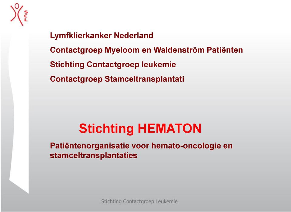 Contactgroep Stamceltransplantati Stichting HEMATON