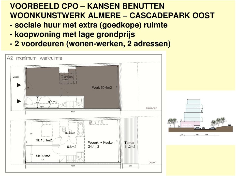 extra (goedkope) ruimte - koopwoning met lage