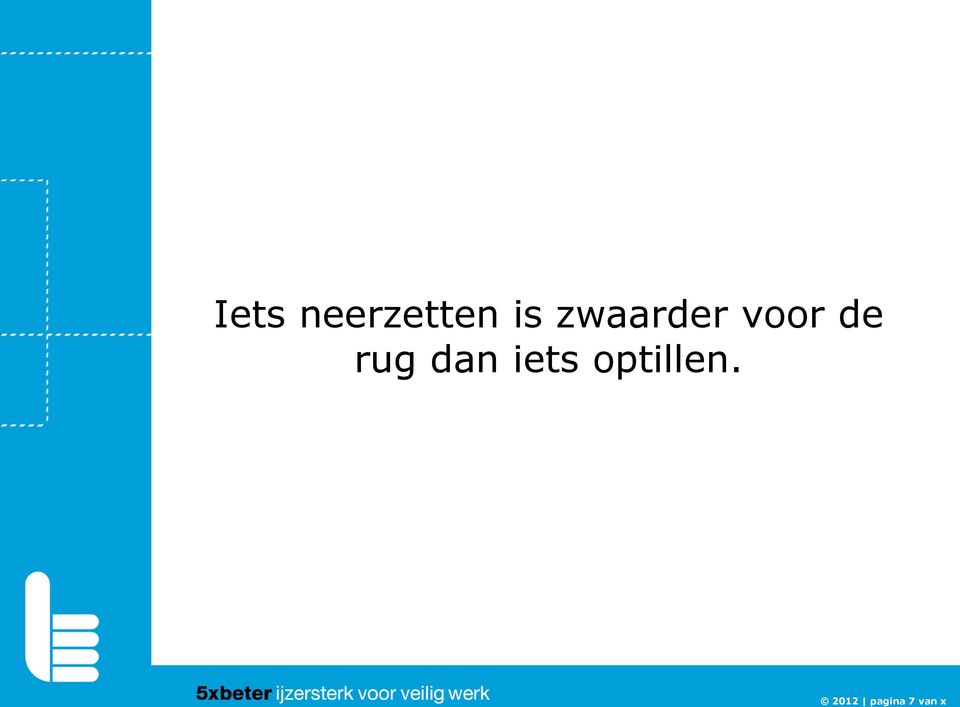 rug dan iets