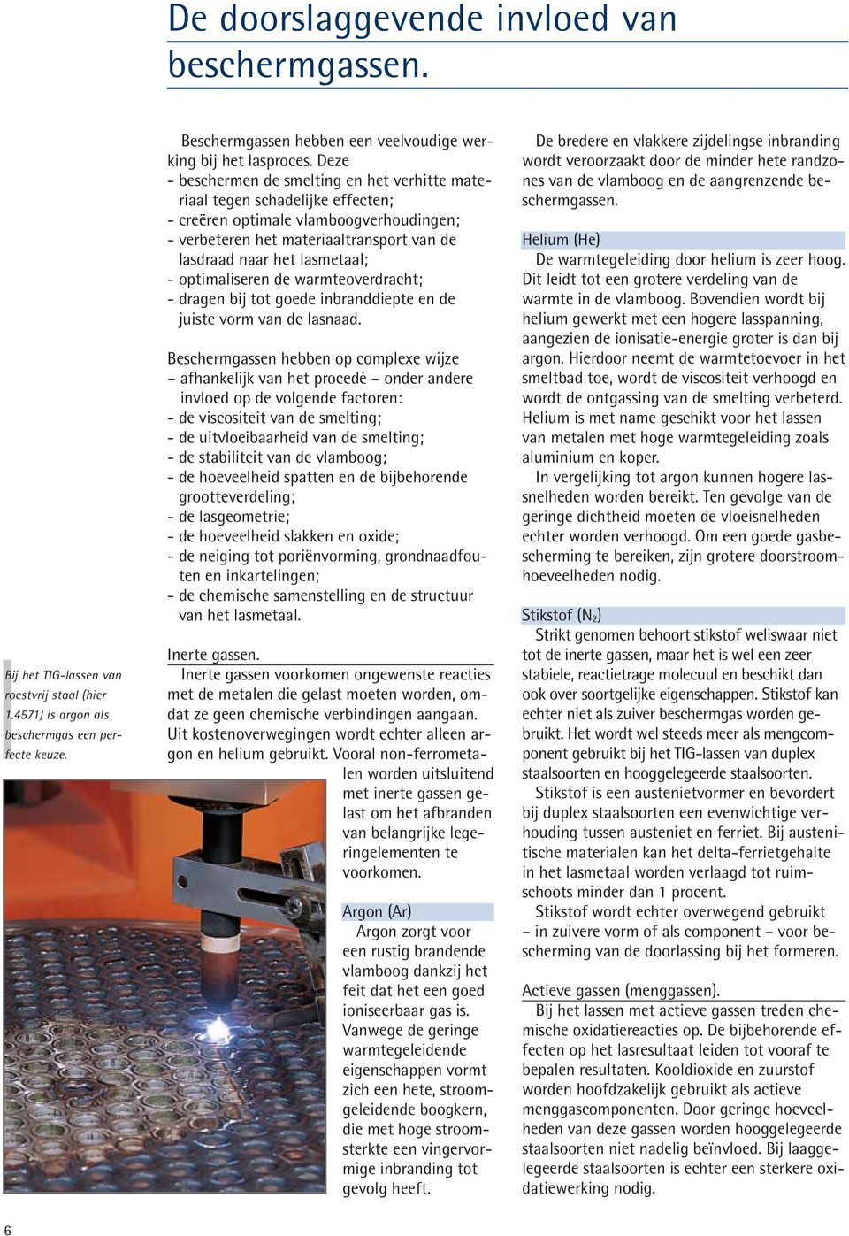 Deze - beschermen de smelting en het verhitte materiaal tegen schadelijke effecten; - creëren optimale vlamboogverhoudingen; - verbeteren het materiaaltransport van de lasdraad naar het lasmetaal; -