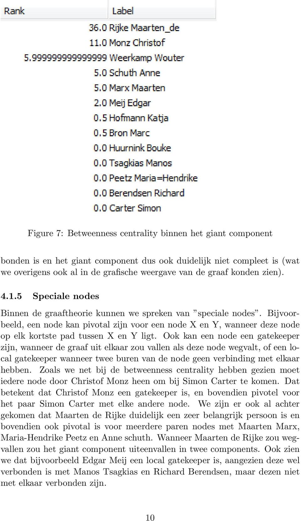 Bijvoorbeeld, een node kan pivotal zijn voor een node X en Y, wanneer deze node op elk kortste pad tussen X en Y ligt.