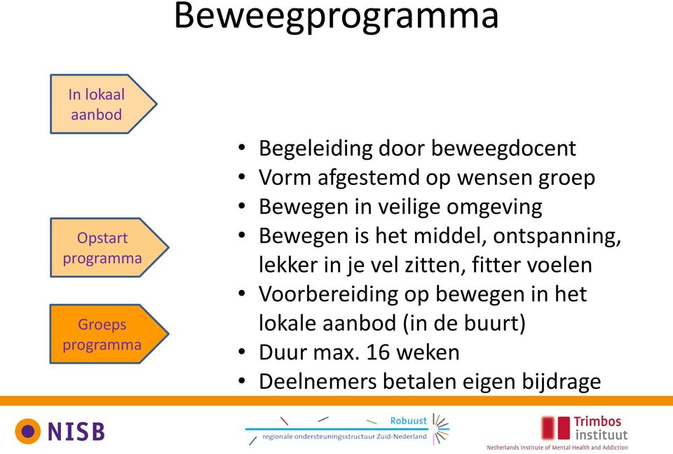 het middel, ontspanning, lekker in je vel zitten, fitter voelen Voorbereiding op