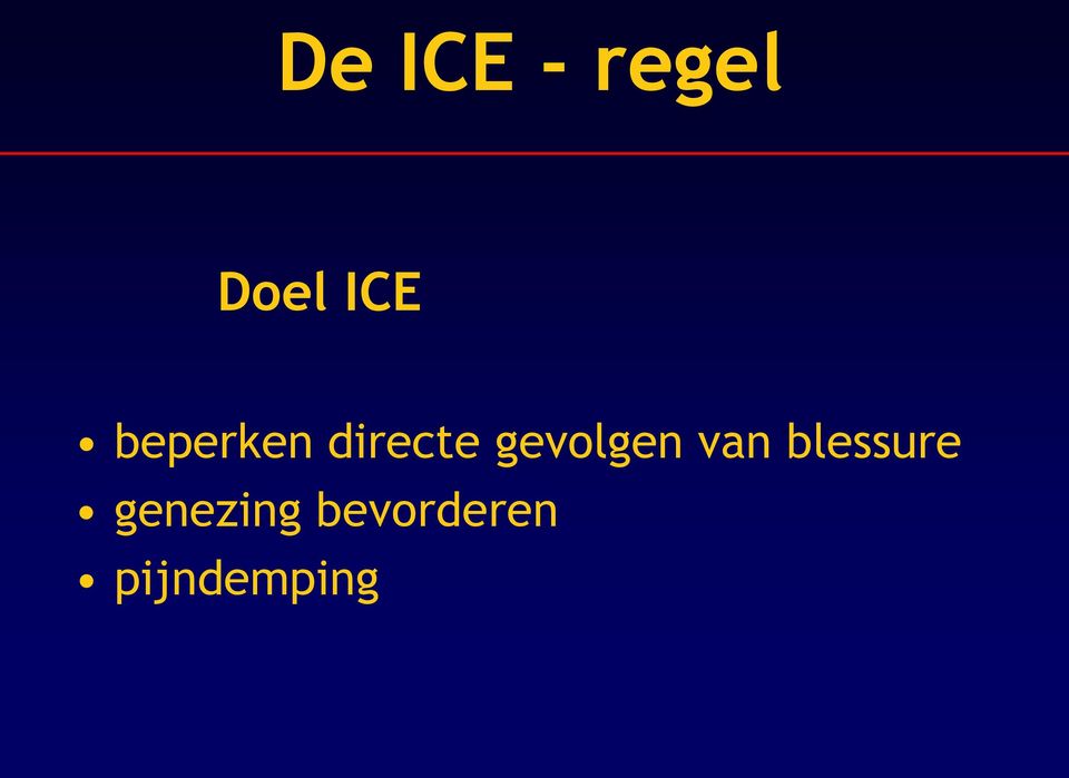 gevolgen van blessure