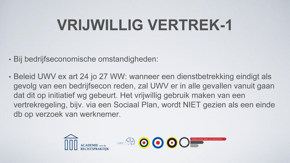 gevallen vanuit gaan dat dit op initiatief wg gebeurt.