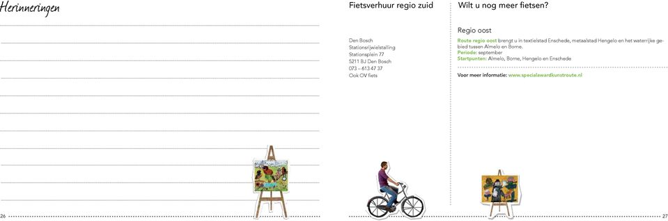 oost Route regio oost brengt u in textielstad Enschede, metaalstad Hengelo en het waterrijke gebied