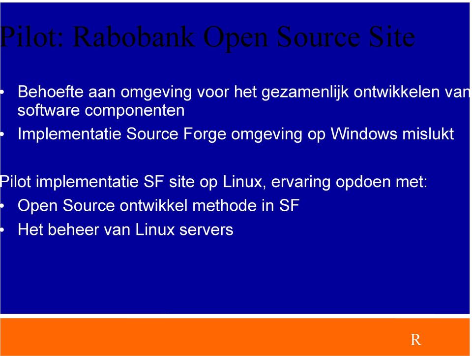 Forge omgeving op Windows mislukt ilot implementatie SF site op Linux,