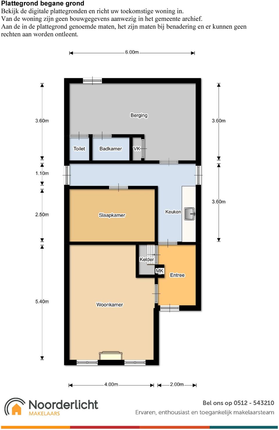 Van de woning zijn geen bouwgegevens aanwezig in het gemeente archief.