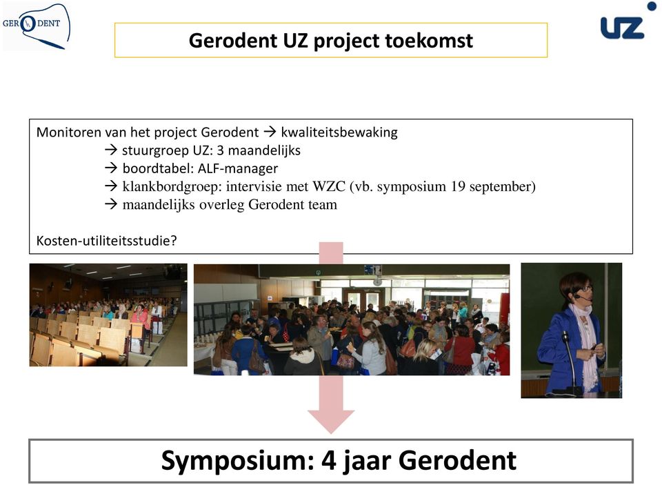 klankbordgroep: intervisie met WZC (vb.