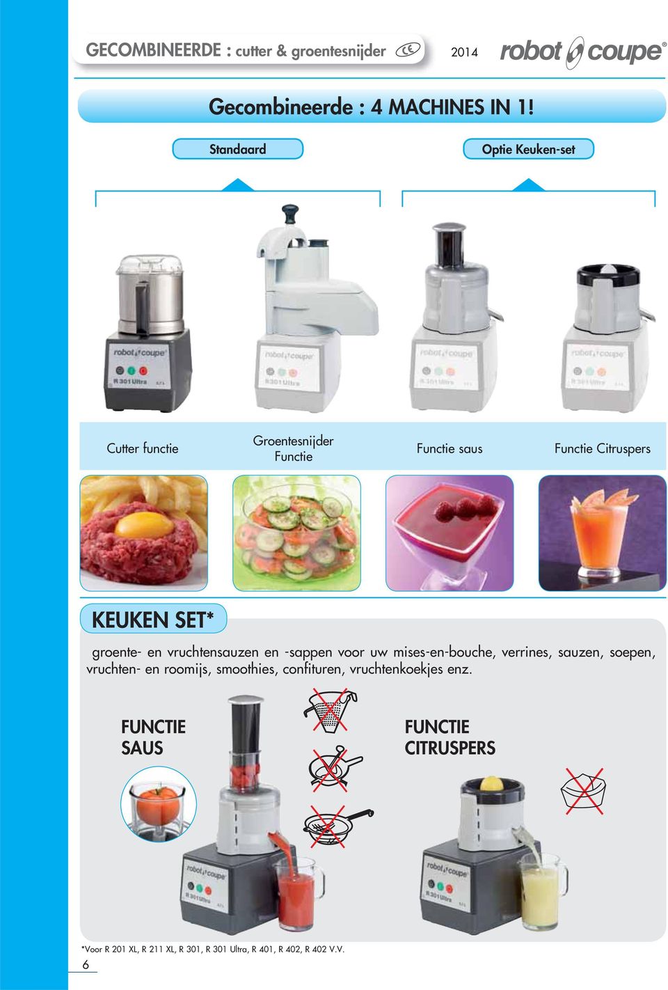 groente- en vruchtensauzen en -sappen voor uw mises-en-bouche, verrines, sauzen, soepen, vruchten- en roomijs,