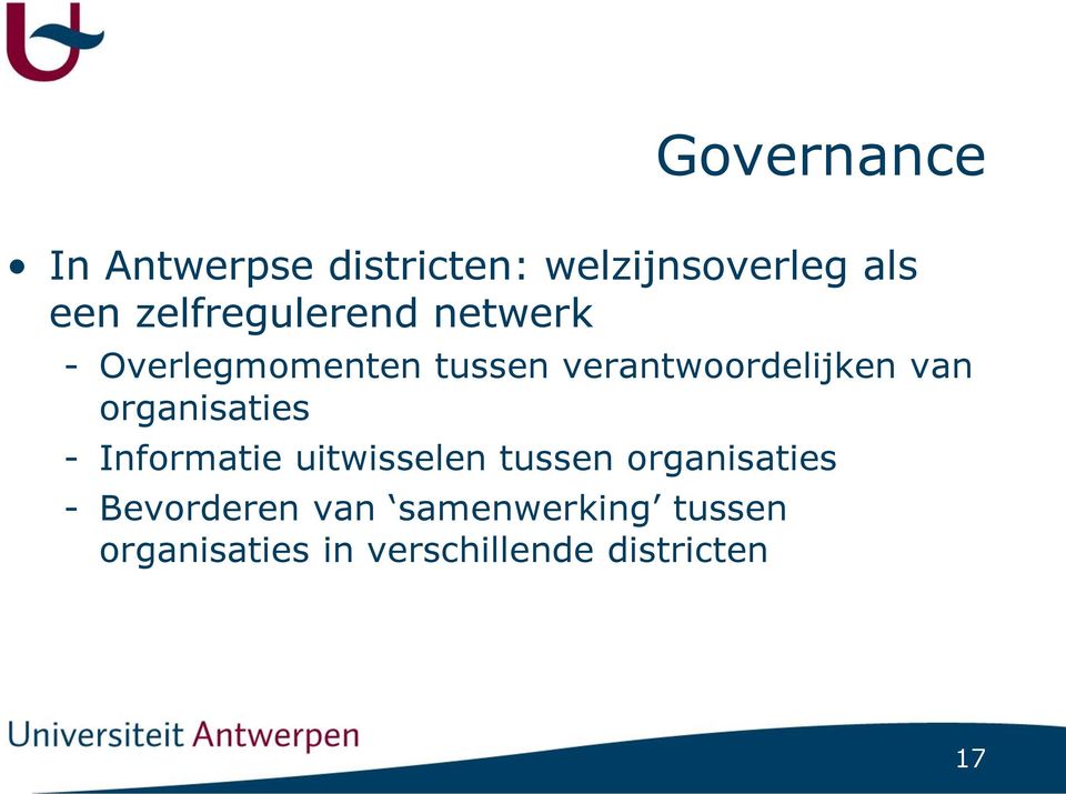 van organisaties - Informatie uitwisselen tussen organisaties -