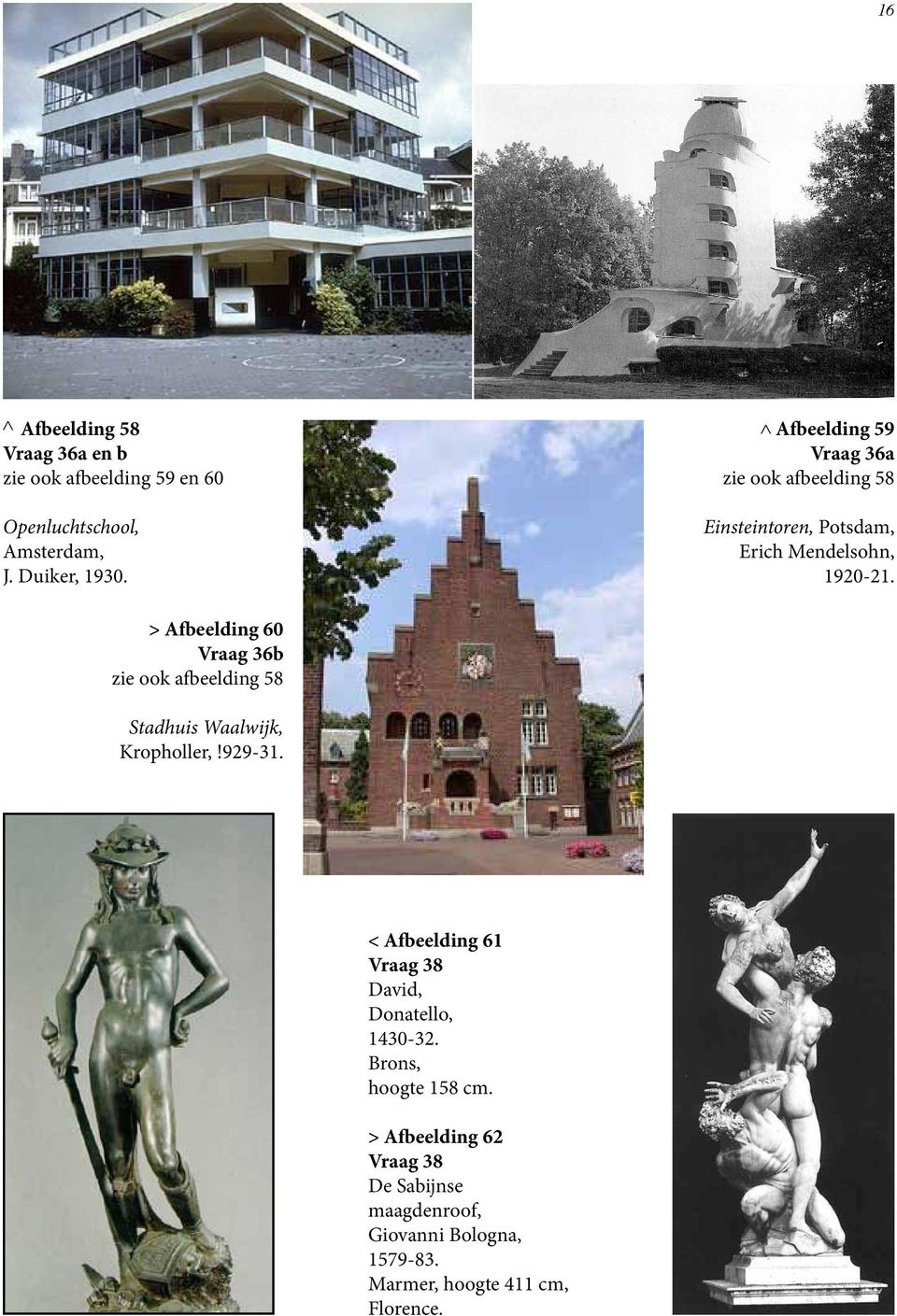 > Afbeelding 60 Vraag 36b zie ook afbeelding 58 Stadhuis Waalwijk, Kropholler,!929-31.
