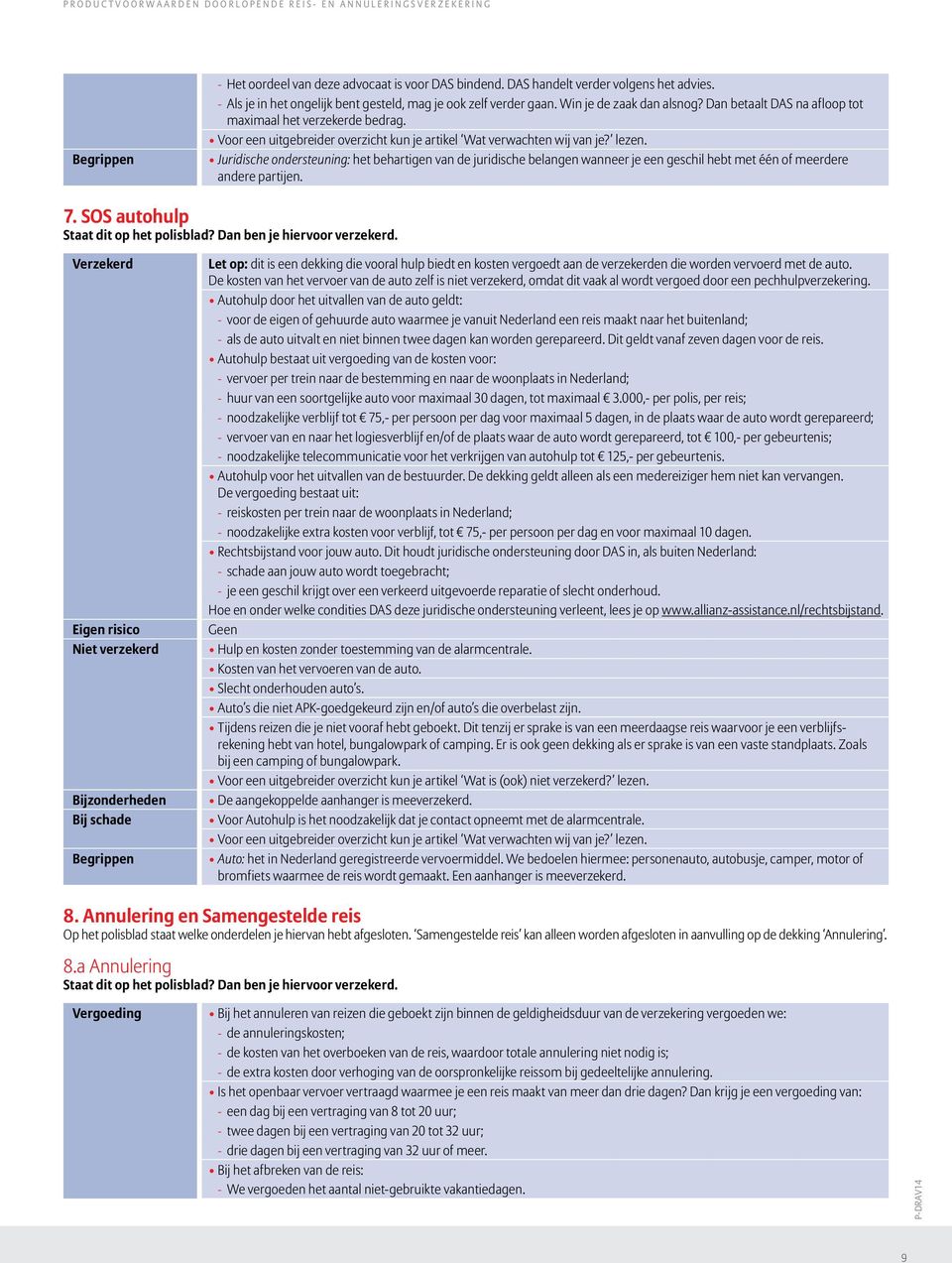 Juridische ondersteuning: het behartigen van de juridische belangen wanneer je een geschil hebt met één of meerdere andere partijen. 7.