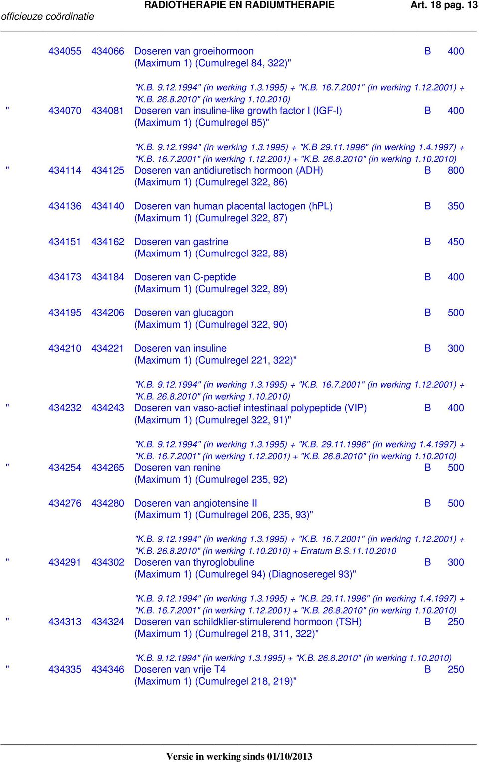 7.2001" (in werking 1.12.