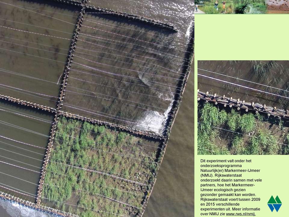 Rijkswaterstaat onderzoekt daarin samen met vele partners, hoe het Markermeer- IJmeer