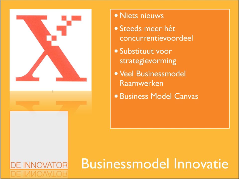 strategievorming Veel Businessmodel