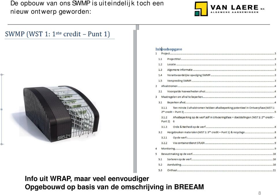 uit WRAP, maar veel eenvoudiger