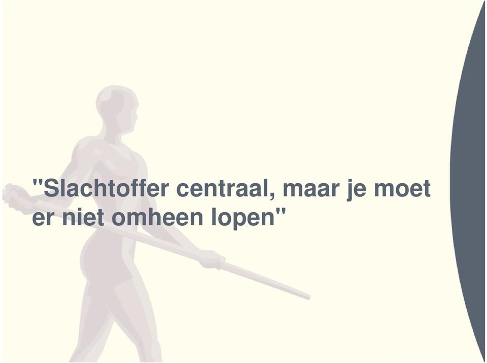 je moet er