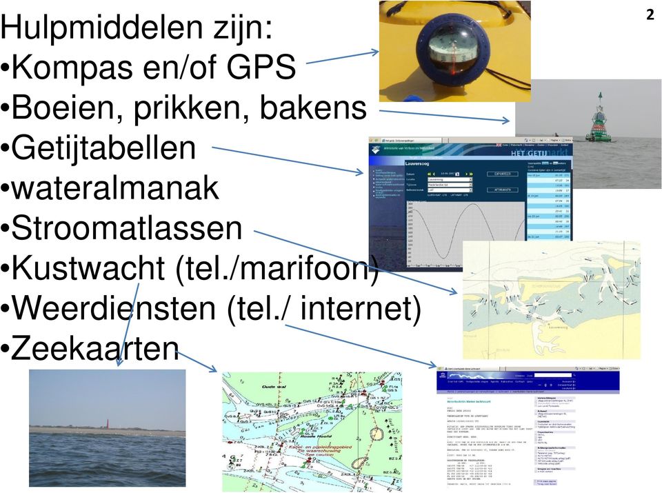 wateralmanak Stroomatlassen Kustwacht (tel.