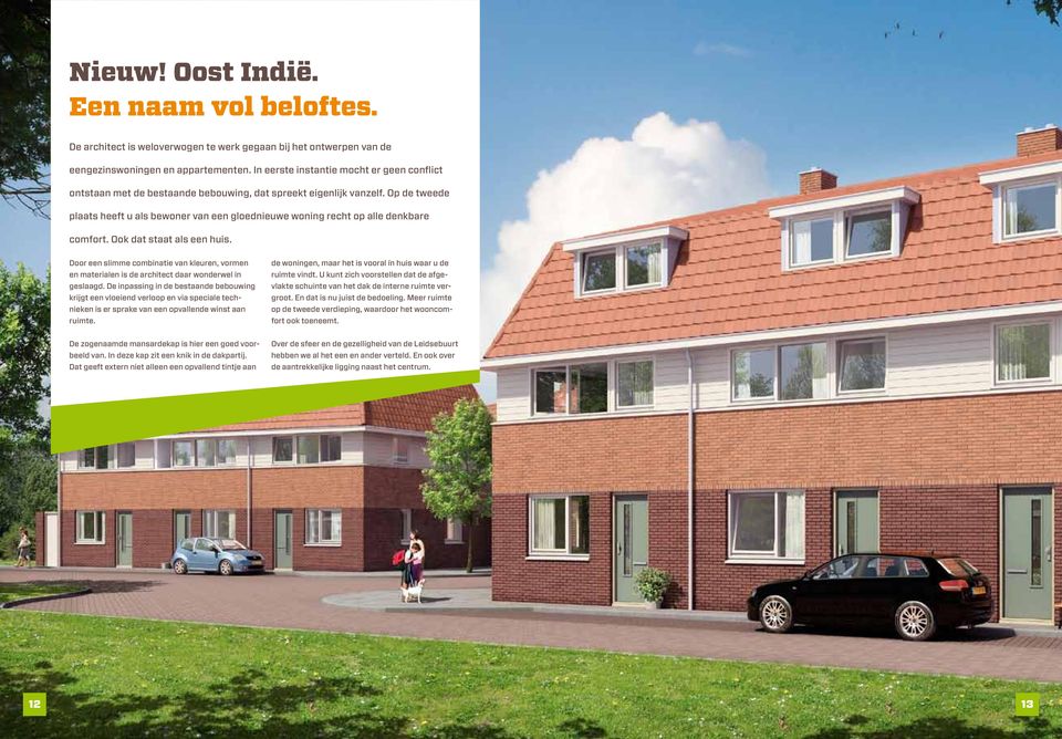 Op de tweede plaats heeft u als bewoner van een gloednieuwe woning recht op alle denkbare comfort. Ook dat staat als een huis.