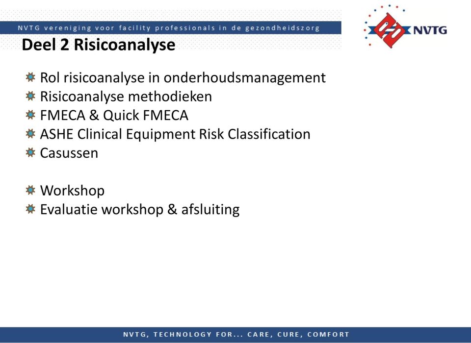 FMECA & Quick FMECA ASHE Clinical Equipment Risk