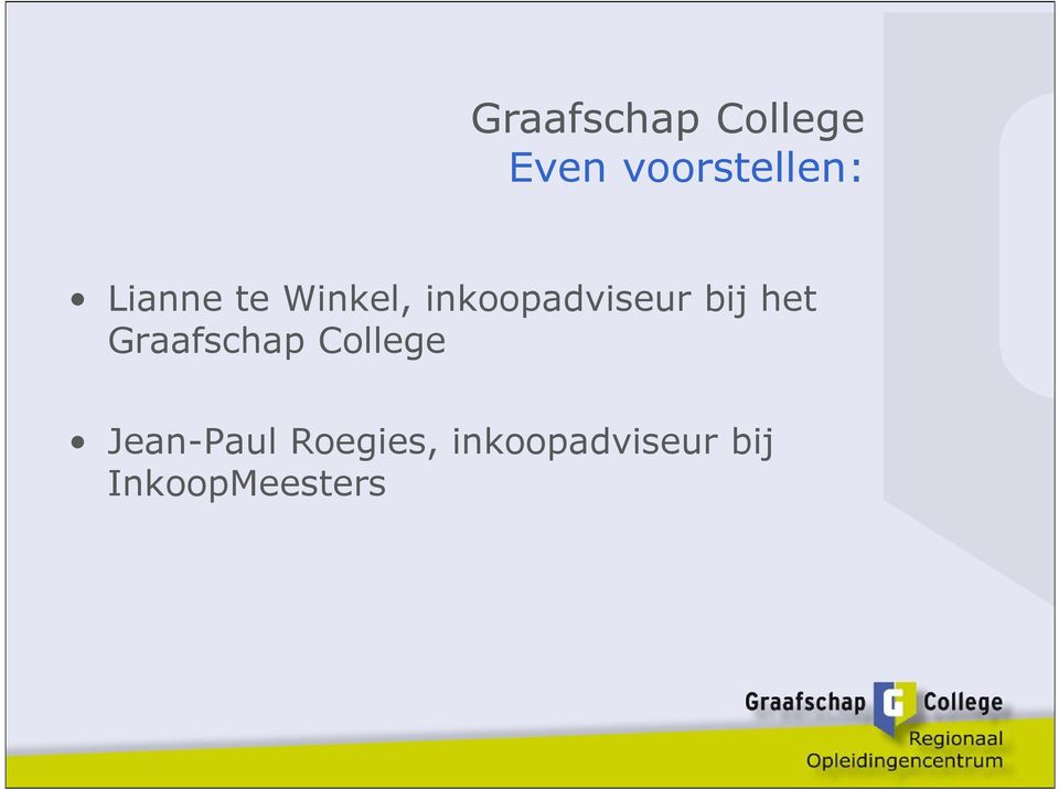 Graafschap College Jean-Paul