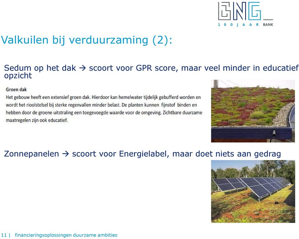 opzicht Zonnepanelen scoort voor Energielabel, maar