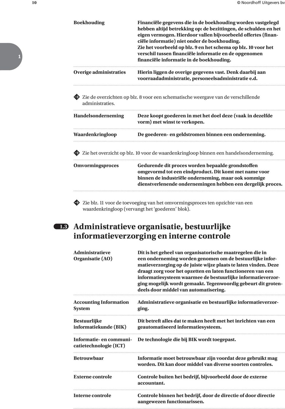 10 voor het verschil tussen financiële informatie en de opgenomen financiële informatie in de boekhouding. Hierin liggen de overige gegevens vast.