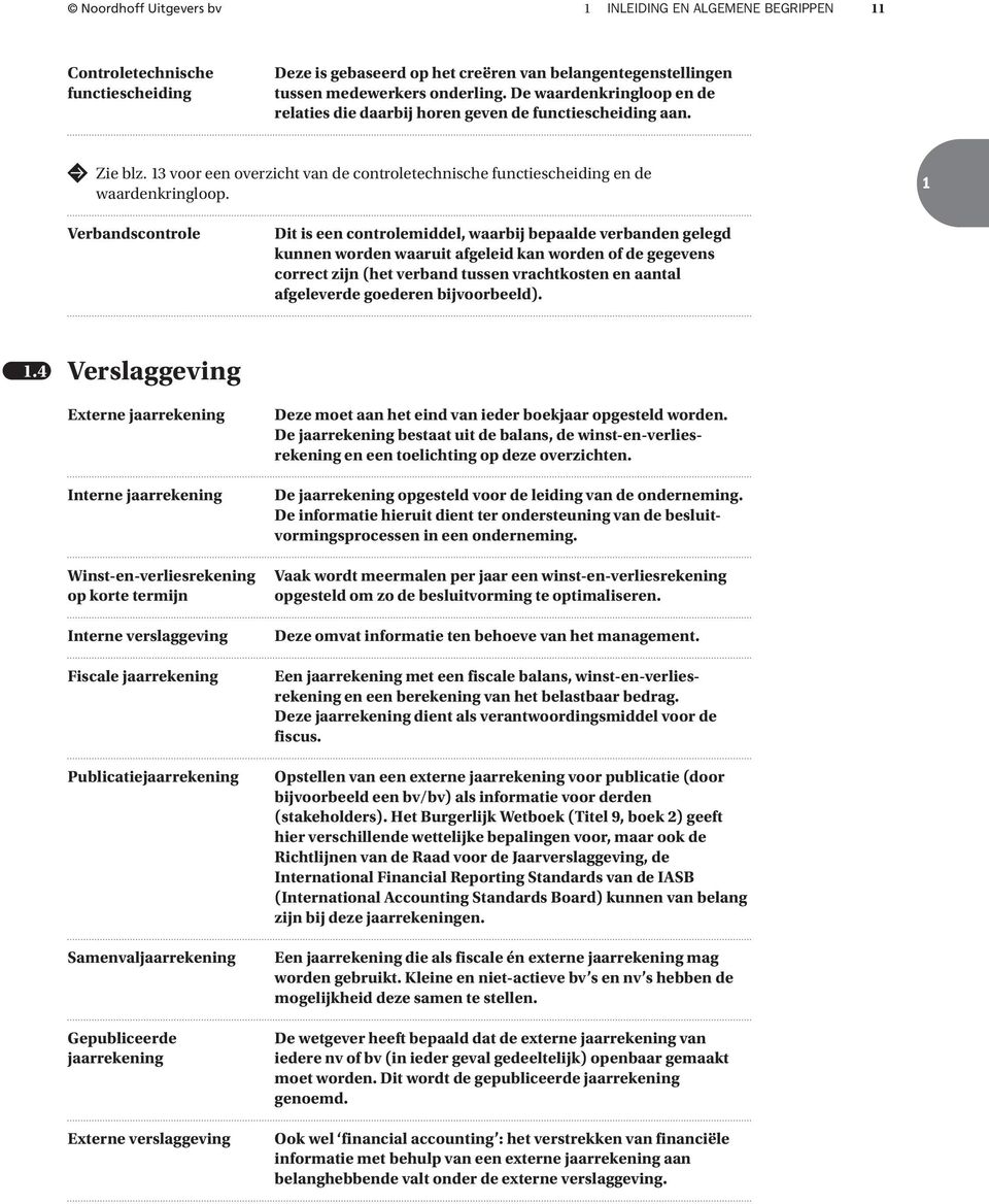 1 Verbandscontrole Dit is een controlemiddel, waarbij bepaalde verbanden gelegd kunnen worden waaruit afgeleid kan worden of de gegevens correct zijn (het verband tussen vrachtkosten en aantal