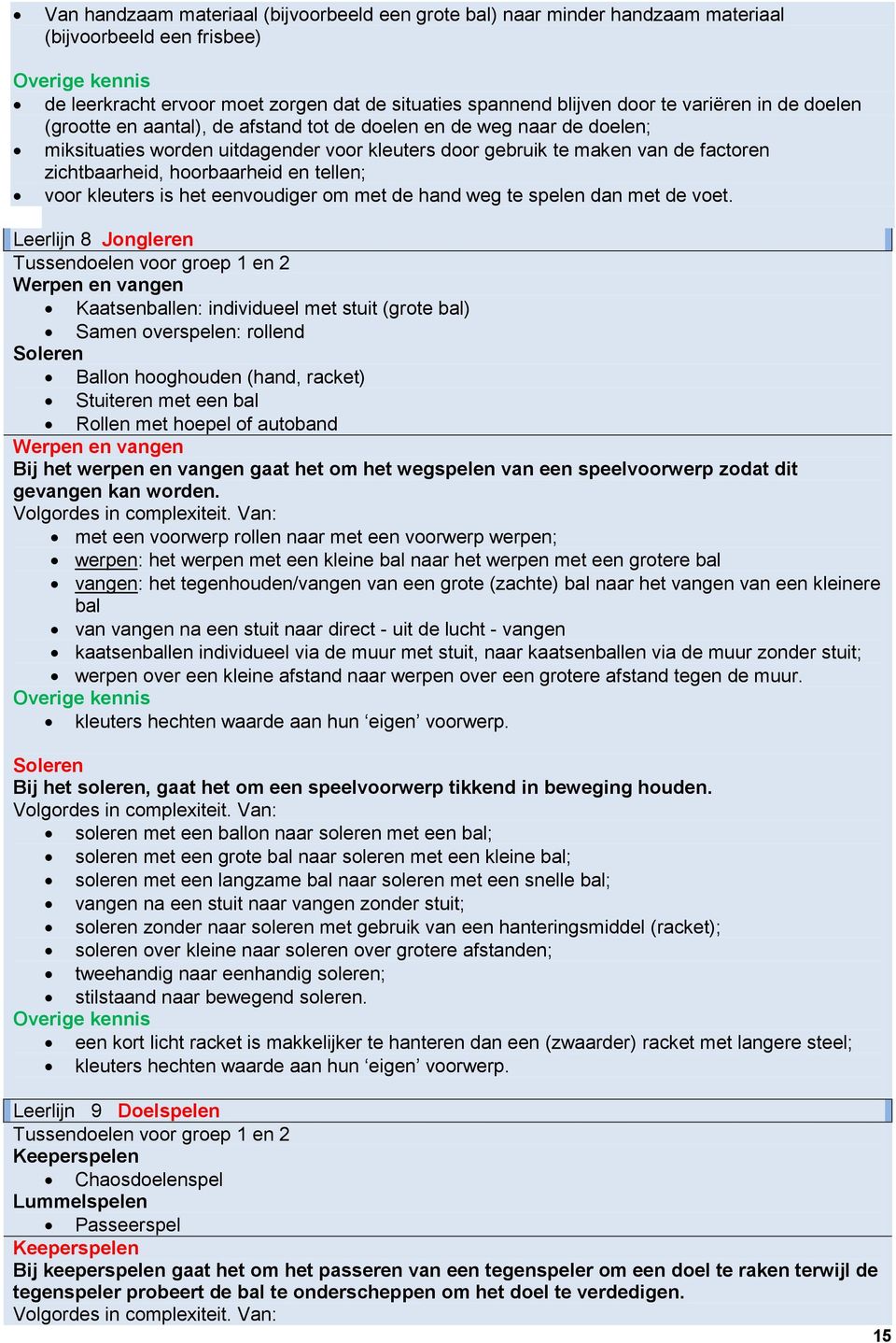 tellen; voor kleuters is het eenvoudiger om met de hand weg te spelen dan met de voet.