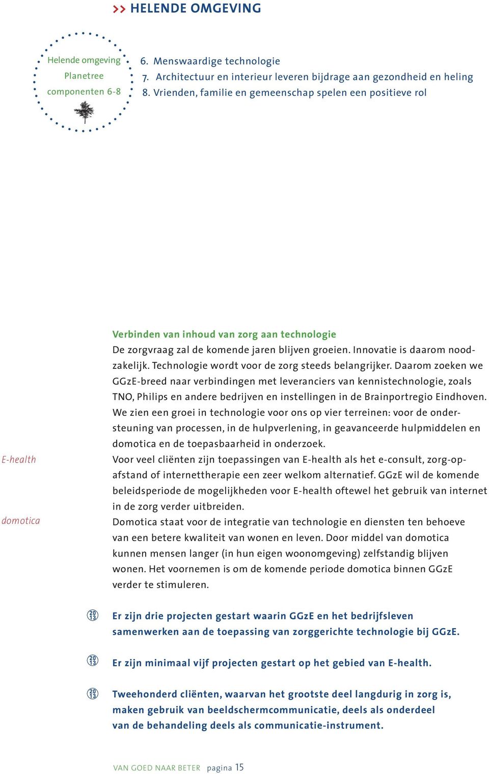 Er zijn drie projecten gestart waarin GGzE en het bedrijfsleven samenwerken aan de toepassing van zorggerichte technologie bij GGzE.