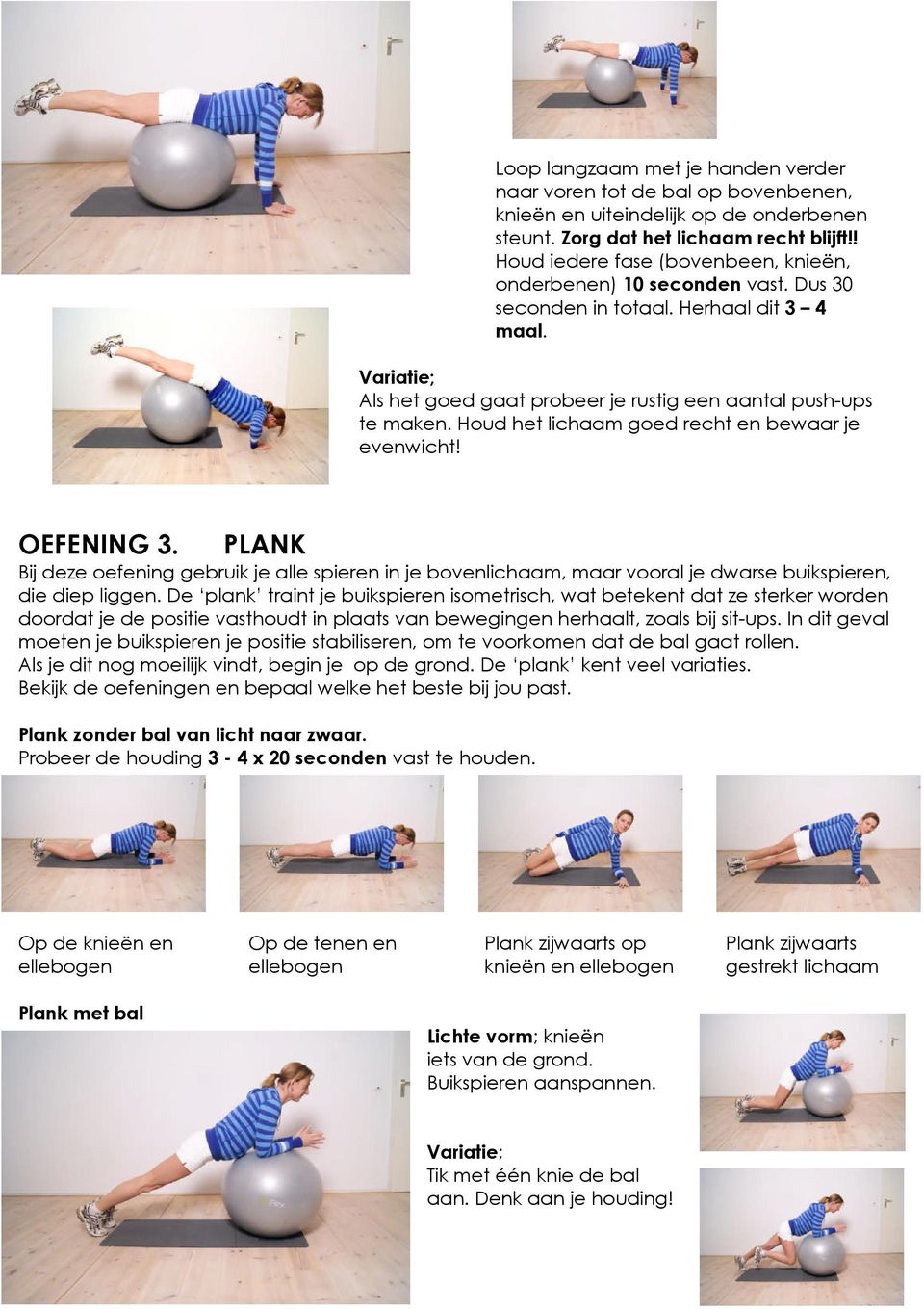 Fitnessbal training. Kern / Core stability - PDF Free Download