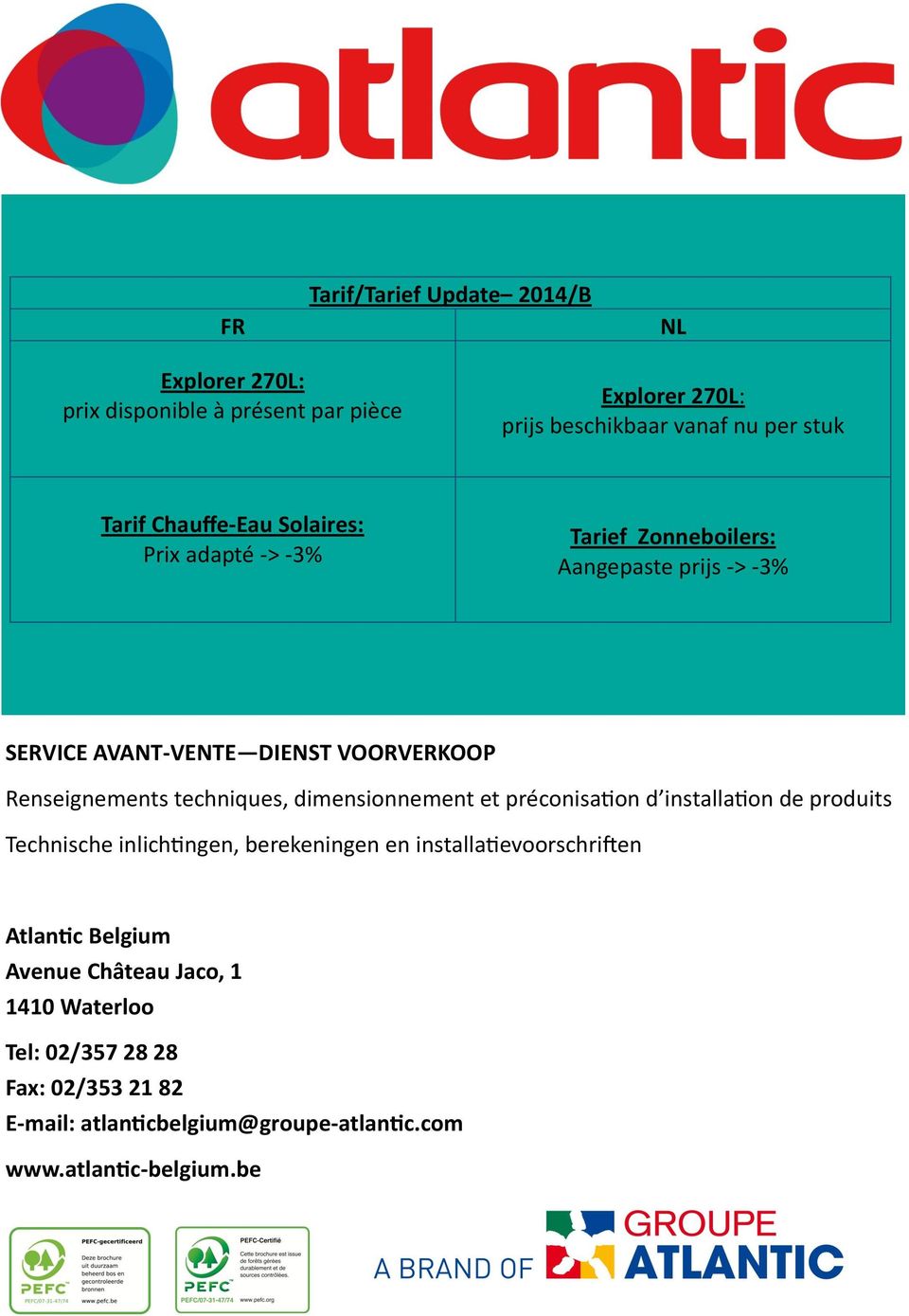 techniques, dimensionnement et préconisation d installation de produits Technische inlichtingen, berekeningen en installatievoorschriften