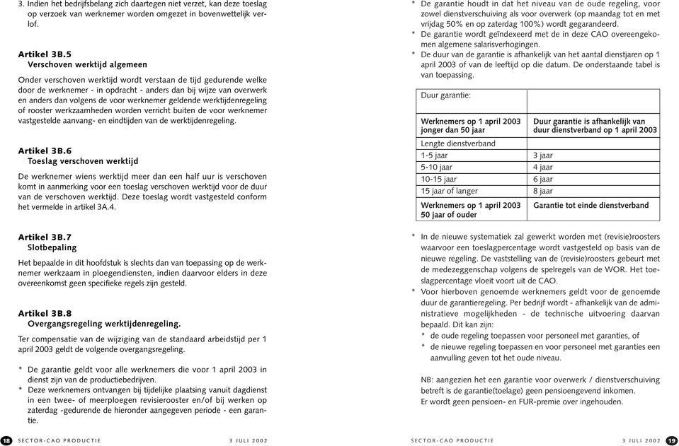 werknemer geldende werktijdenregeling of rooster werkzaamheden worden verricht buiten de voor werknemer vastgestelde aanvang- en eindtijden van de werktijdenregeling.