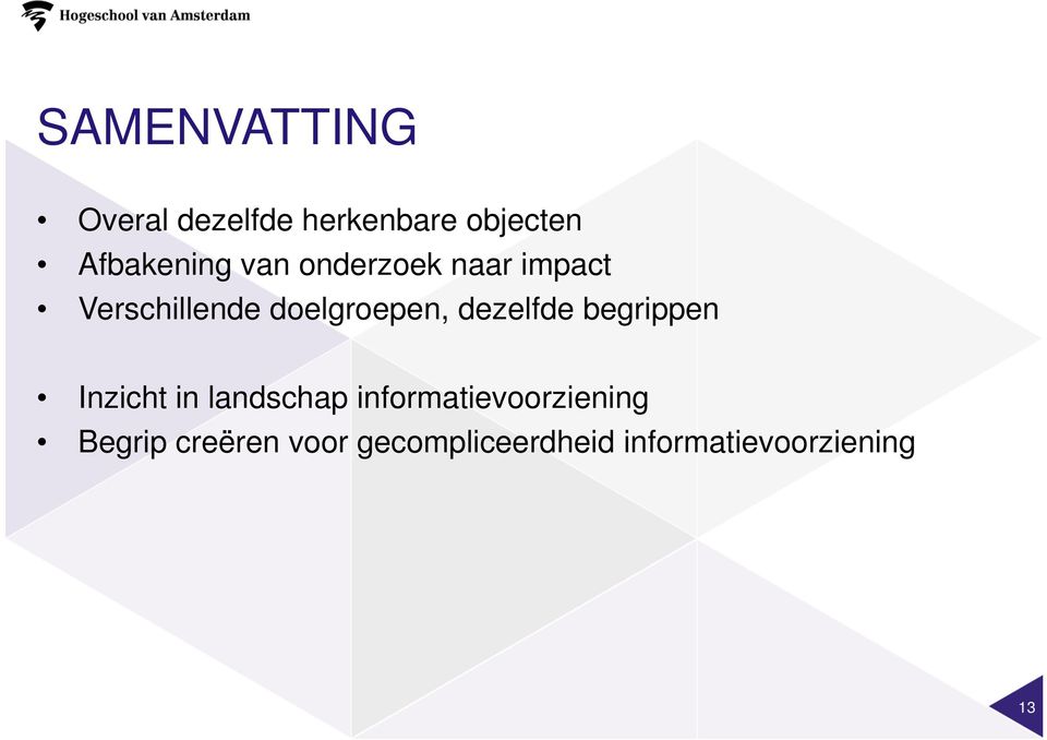 dezelfde begrippen Inzicht in landschap