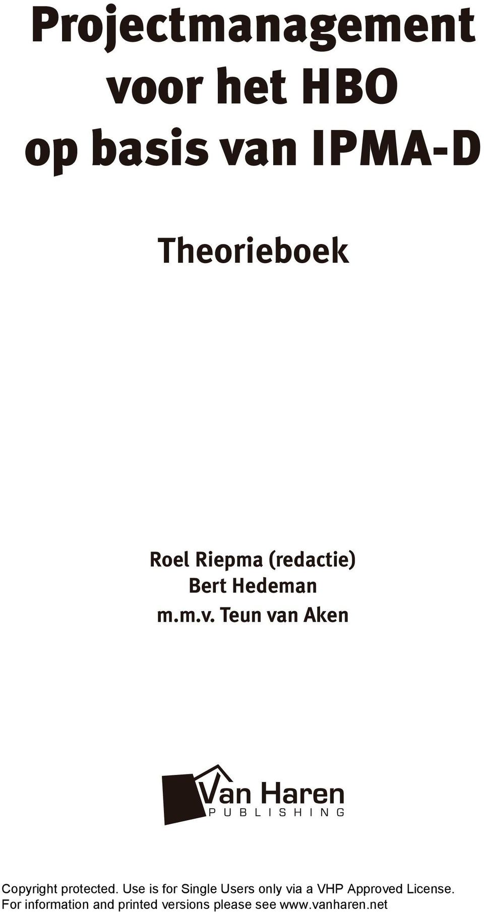 Theorieboek Roel Riepma