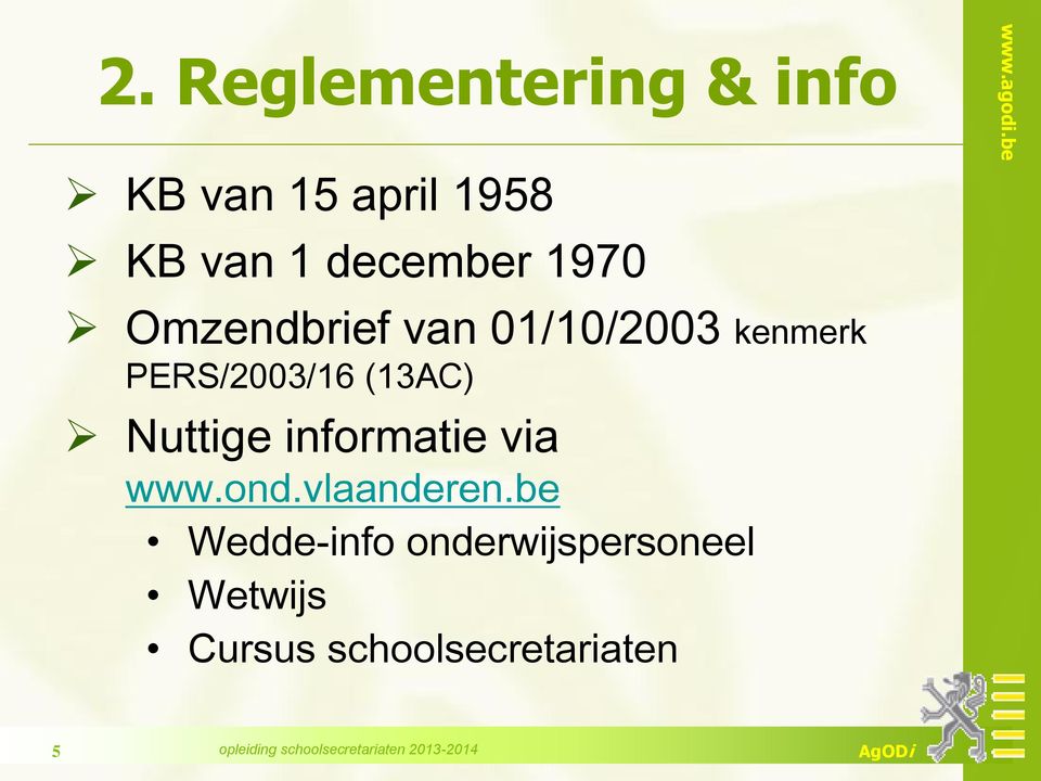 informatie via www.ond.vlaanderen.