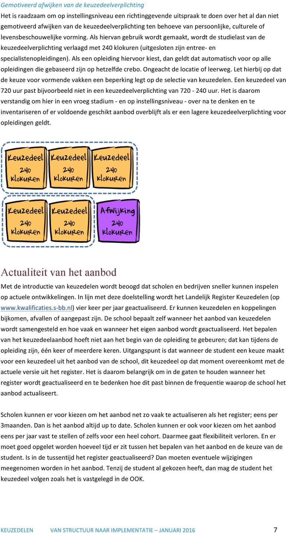 alshiervangebruikwordtgemaakt,wordtdestudielastvande keuzedeelverplichtingverlaagdmet240klokuren(uitgeslotenzijnentree>en specialistenopleidingen).