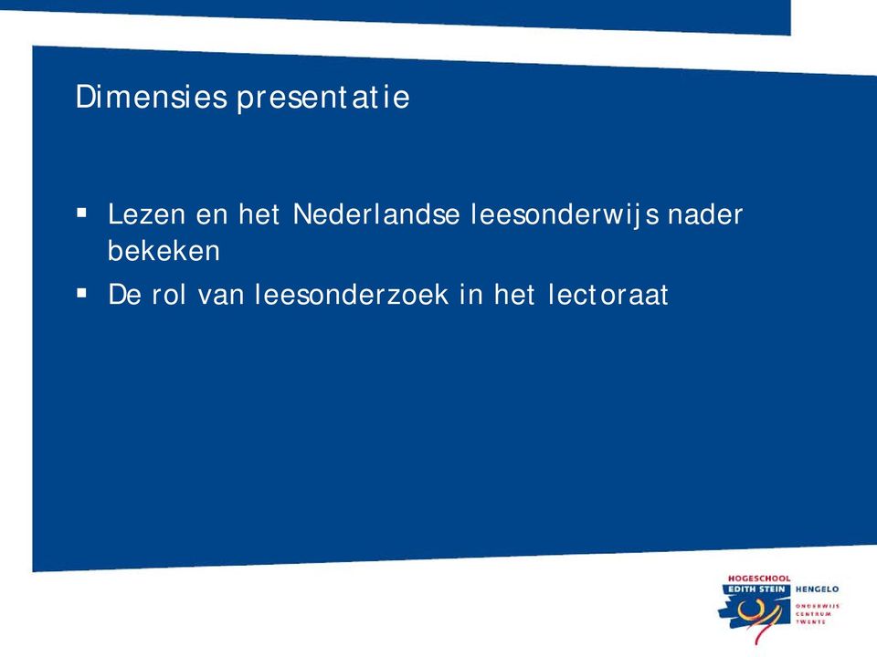 leesonderwijs nader bekeken