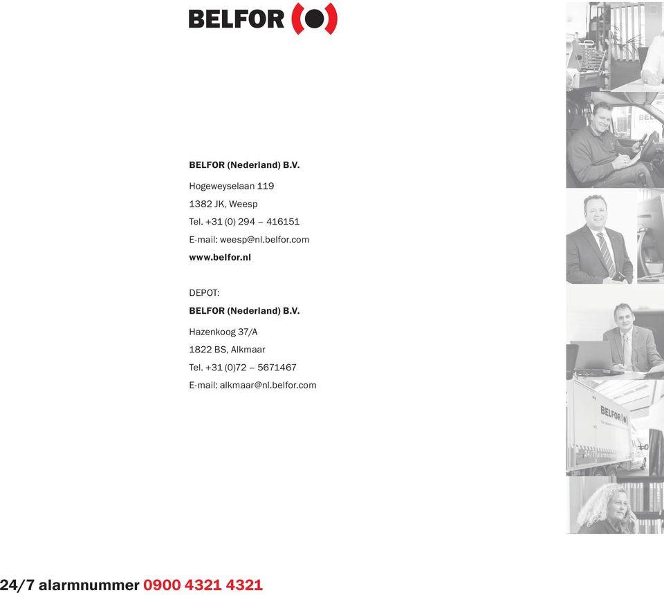 com www.belfor.nl DEPOT: BELFOR (Nederland) B.V.