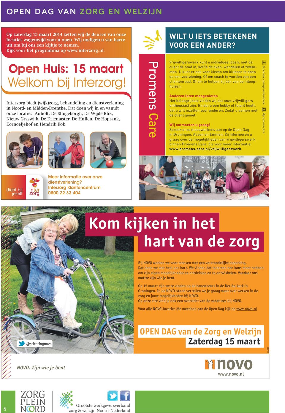 Interzorg biedt (wijk)zorg, behandeling en dienstverlening in Noord- en Midden-Drenthe.
