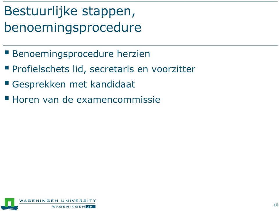 Profielschets lid, secretaris en voorzitter!