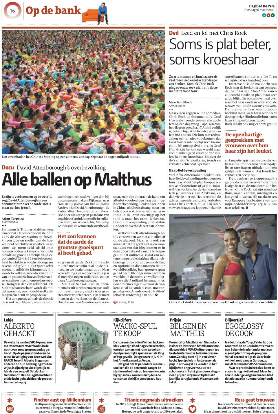 Arjan Terpstra En ineens is Thomas Malthus weer aan de bal.