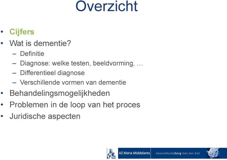 Differentieel diagnose Verschillende vormen van