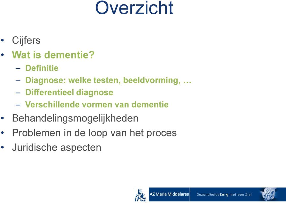 Differentieel diagnose Verschillende vormen van