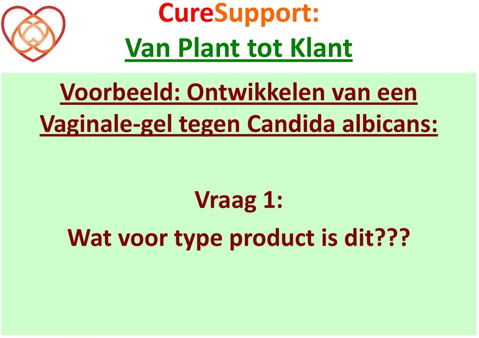 Candida albicans: Vraag 1: