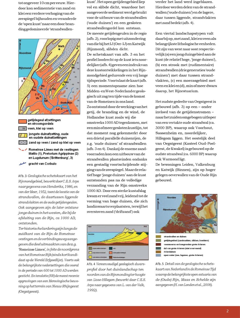 3 Geologische schetskaart van het Rijnmondgebied, bewerkt door C.E.S.