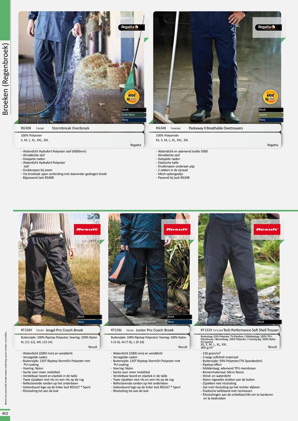 Drukknopen bij zoom Via broekzak open verbinding met daaronder gedragen broek Bijpassend Jack RG408 RT156Y R156Y Jeugd Pro Coach Broek Buitenzijde: 100% Ripstop Polyester, Voering: 100% Nylon XL