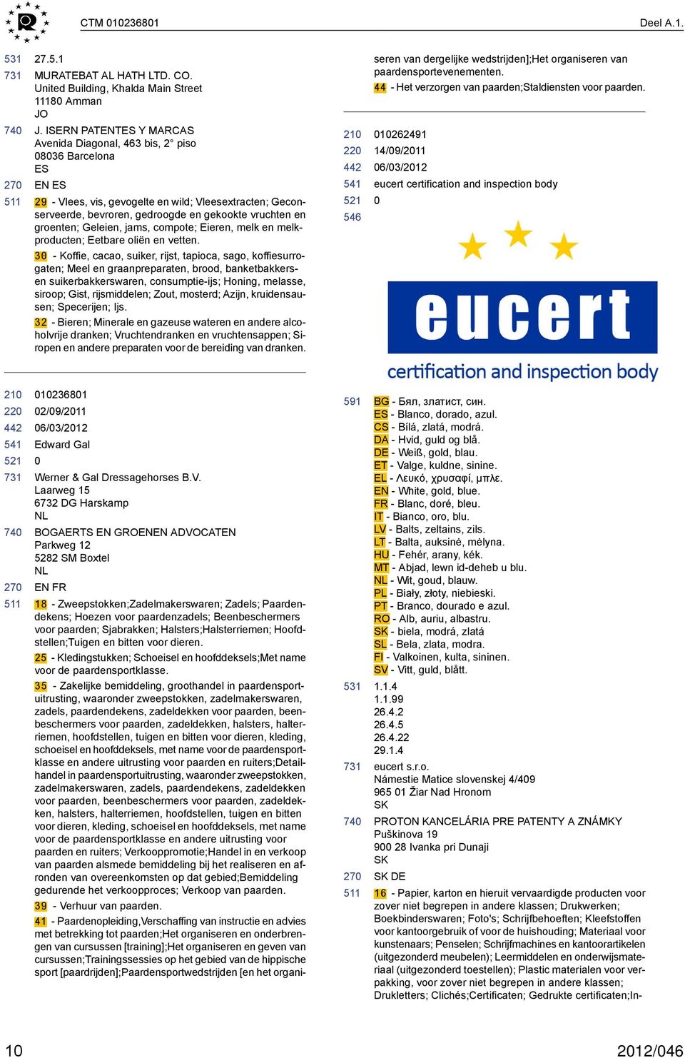 groenten; Geleien, jams, compote; Eieren, melk en melkproducten; Eetbare oliën en vetten.