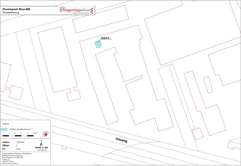 000 formaat A3 Vlasweg Omgevingsdienst Midden- en West-Brabant Afdeling