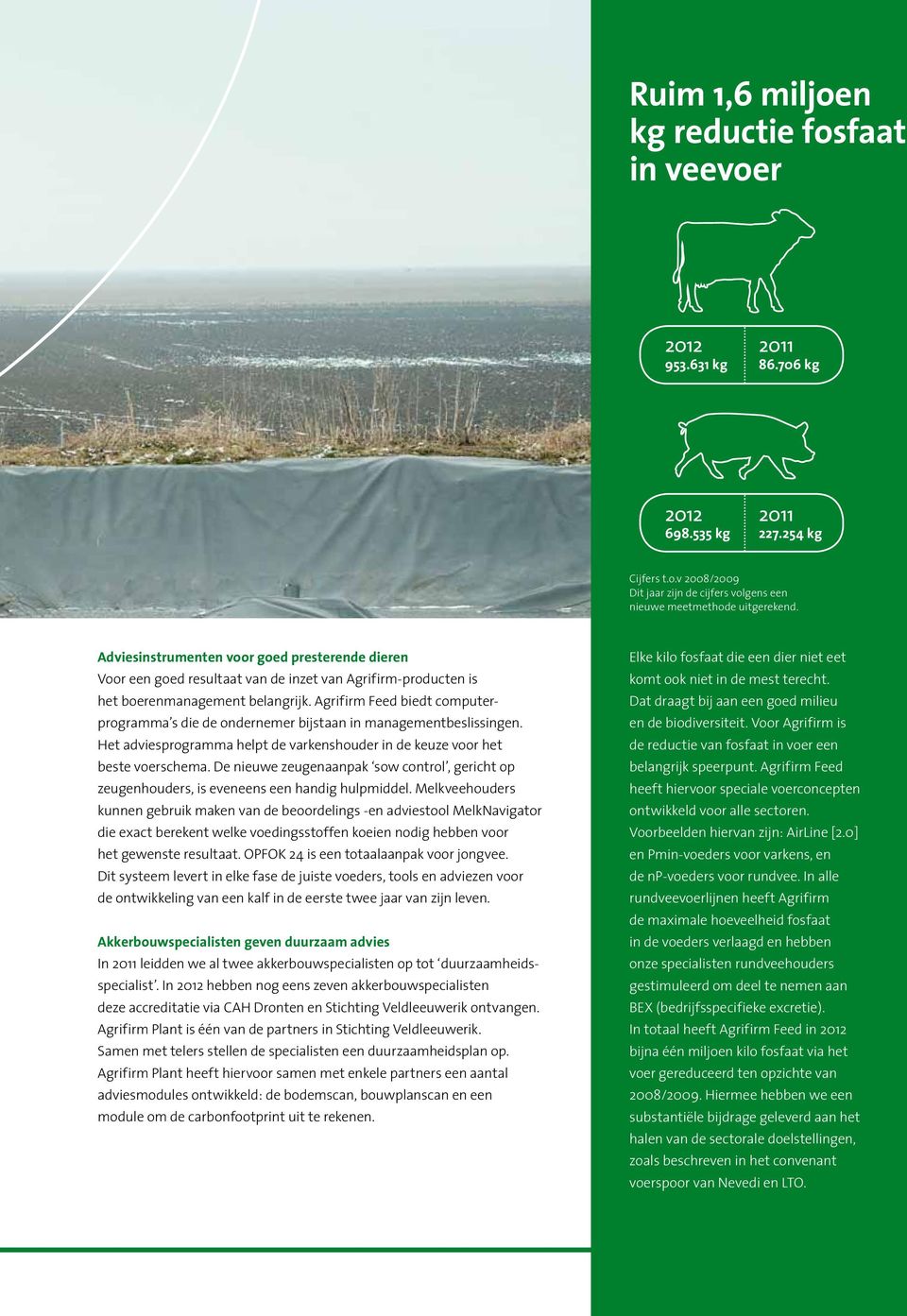 Agrifirm Feed biedt computerprogramma s die de ondernemer bijstaan in managementbeslissingen. Het adviesprogramma helpt de varkenshouder in de keuze voor het beste voerschema.